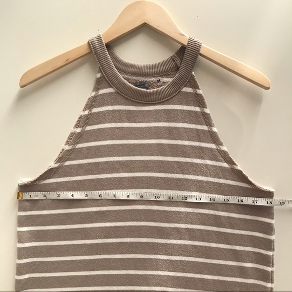 Aerie Halter Striped Sweatshirt Tank Top - Picture 10 of 12